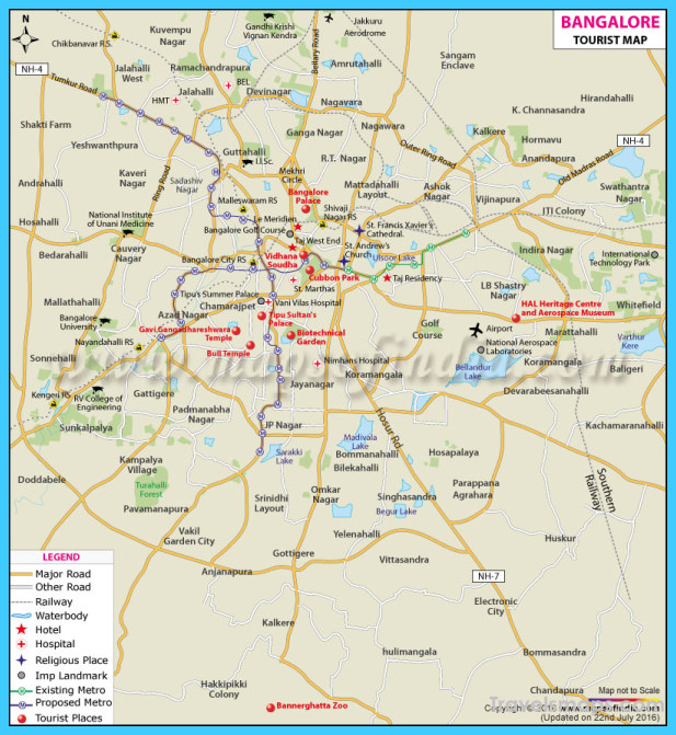 Map Of Bangalore 18 