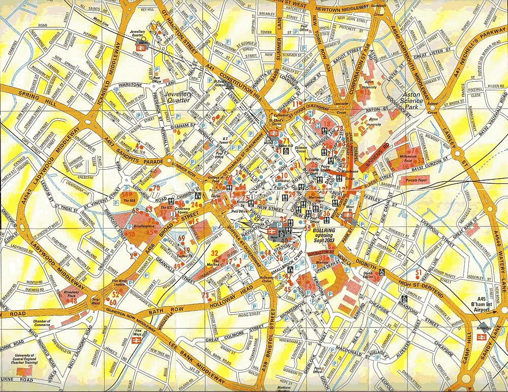 Map Of Birmingham 1 