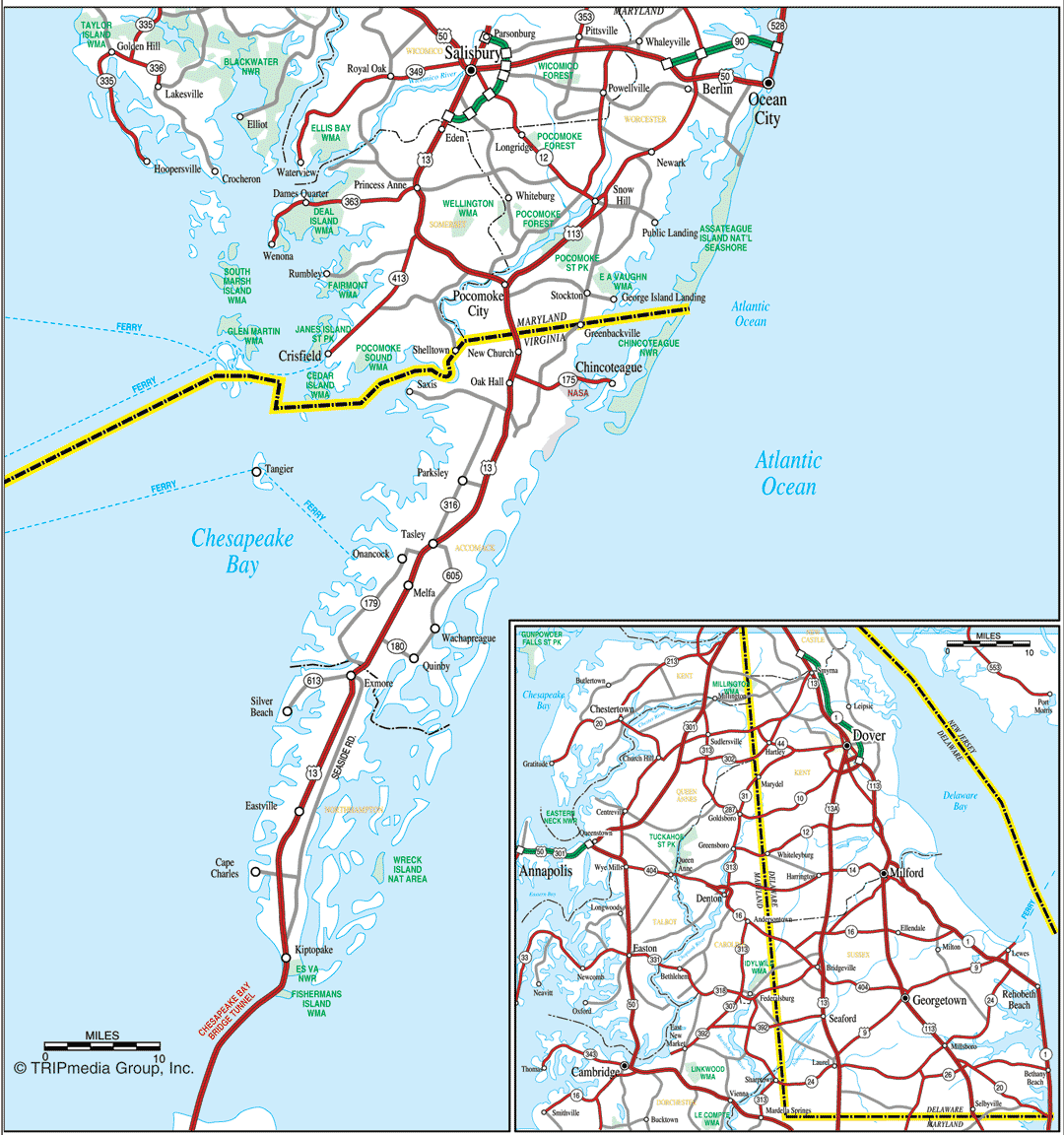 Map of Chesapeake Virginia - TravelsMaps.Com