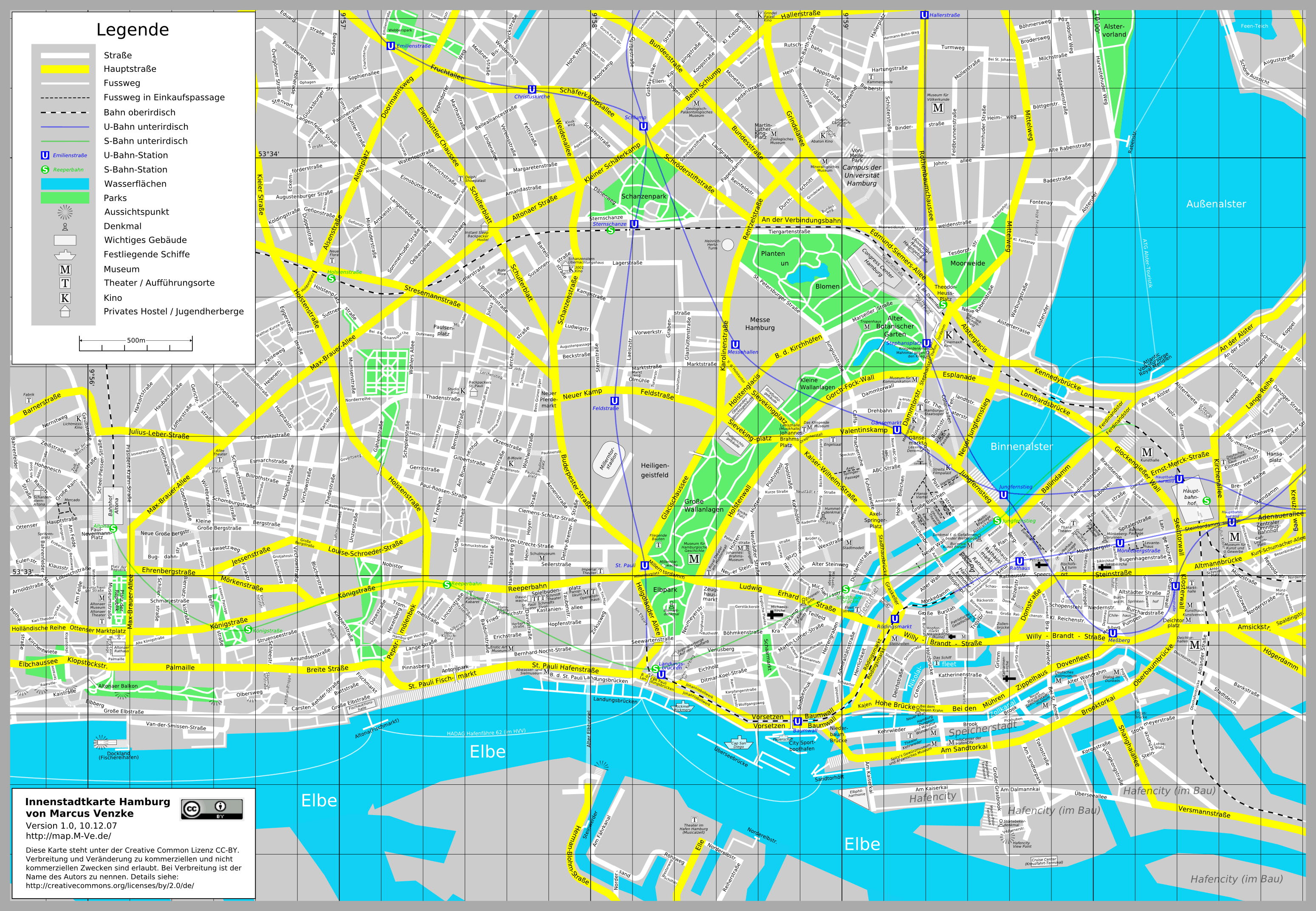 Map of Hamburg - TravelsMaps.Com