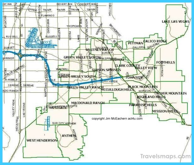 Map of Henderson Nevada - TravelsMaps.Com