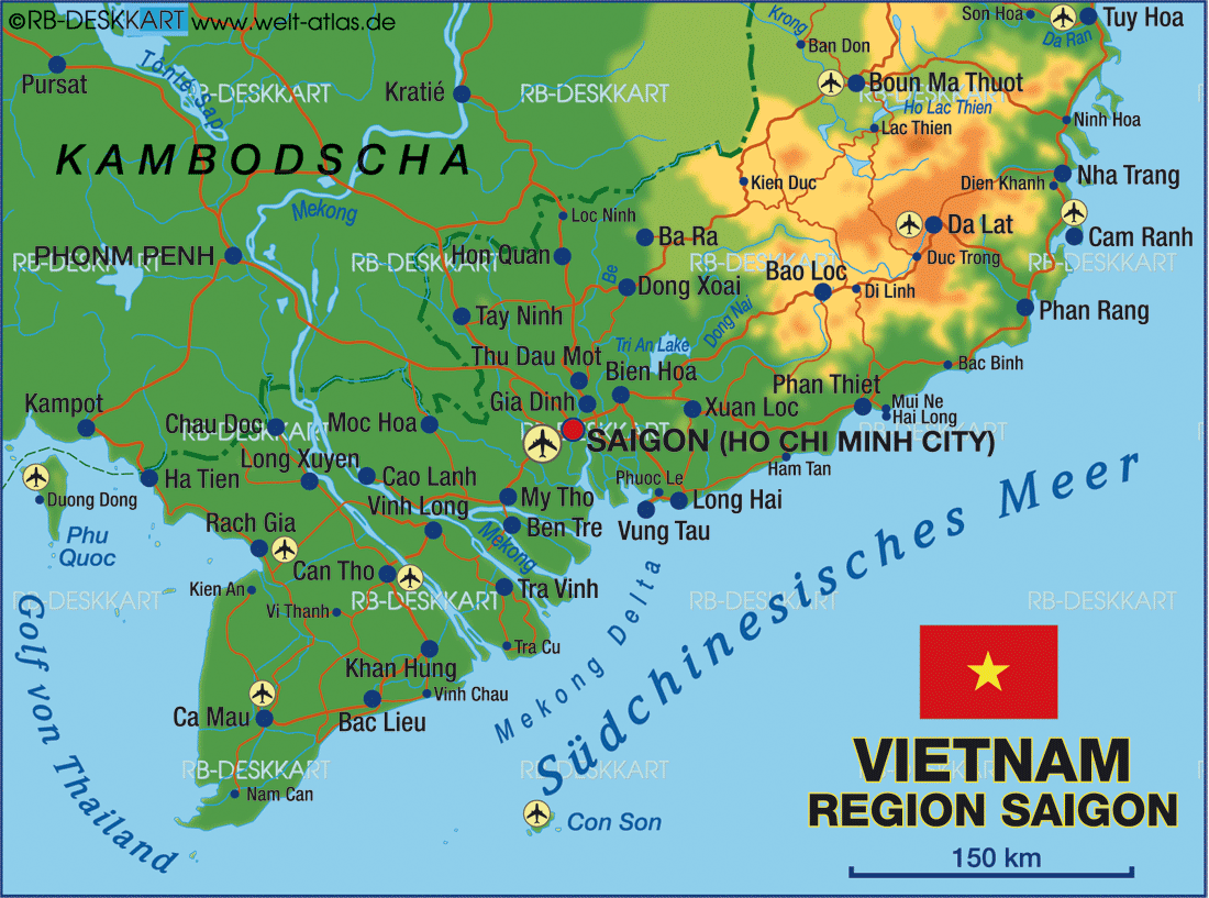 Map Of Ho Chi Minh City Saigon Travelsmaps Com