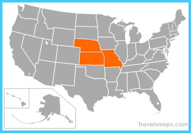 Map Of Kansas Missouri Travelsmapscom 8439