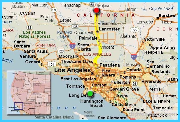 Long Beach California Map Topographic Map Of Usa With States 6004