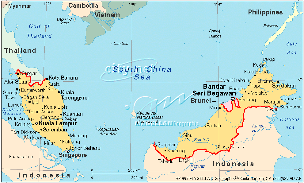 Map of Malaysia - TravelsMaps.Com