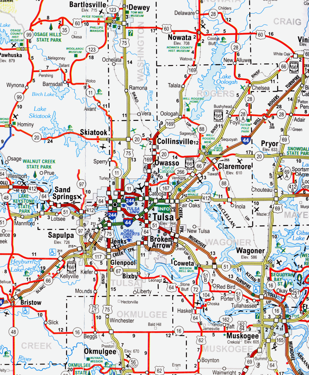 Tulsa Road Construction Map 2024 Midge Susette