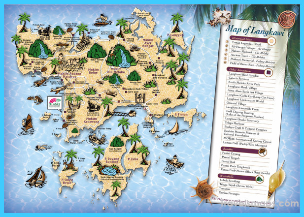 Langkawi Map Travelsmaps Com