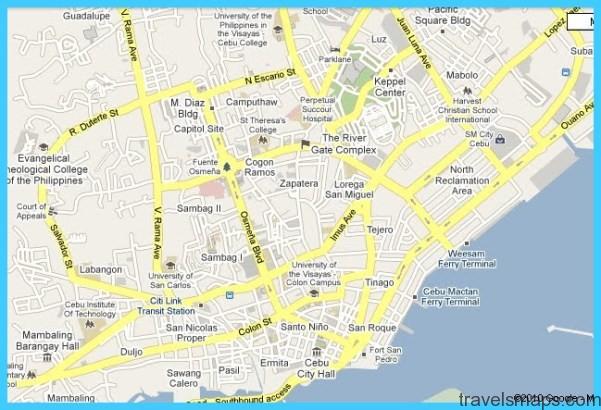Cebu City Map Travelsmapscom