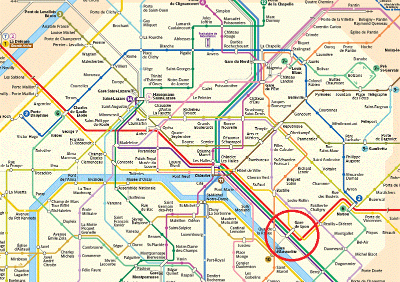 Paris Train Map Paris Map Train Travelsmapscom