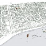 new orleans map and travel guide new orleans drawn map large