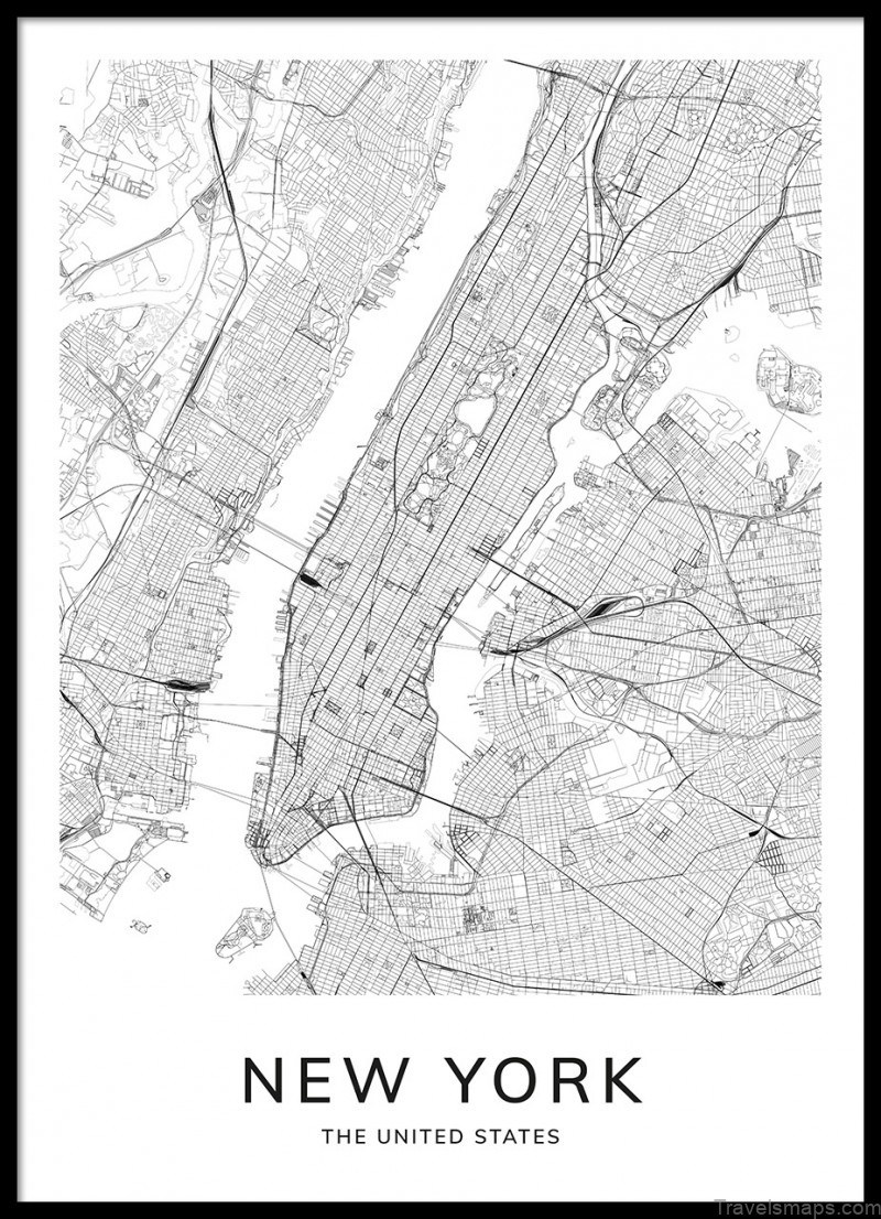 where is new york new york map location new york map poster 1