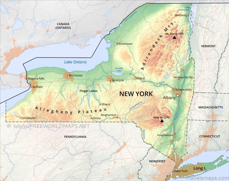 where is new york new york map location newyork map