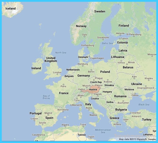 Where is Austria?  Austria Map  Map of Austria - TravelsMaps.Com