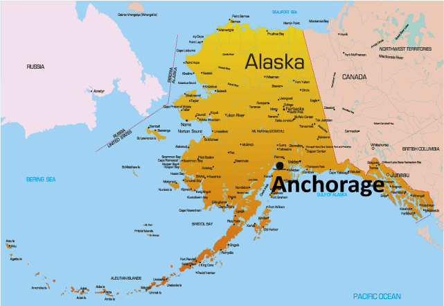 Where is Anchorage? - Anchorage Map - Map of Anchorage - TravelsMaps.Com