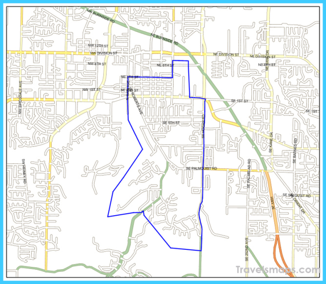 Where is Gresham? - Gresham Map - Map of Gresham - TravelsMaps.Com