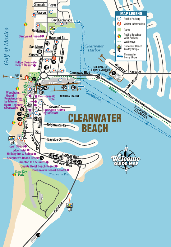 Where is Clearwater? - Clearwater Map - Map of Clearwater - TravelsMaps