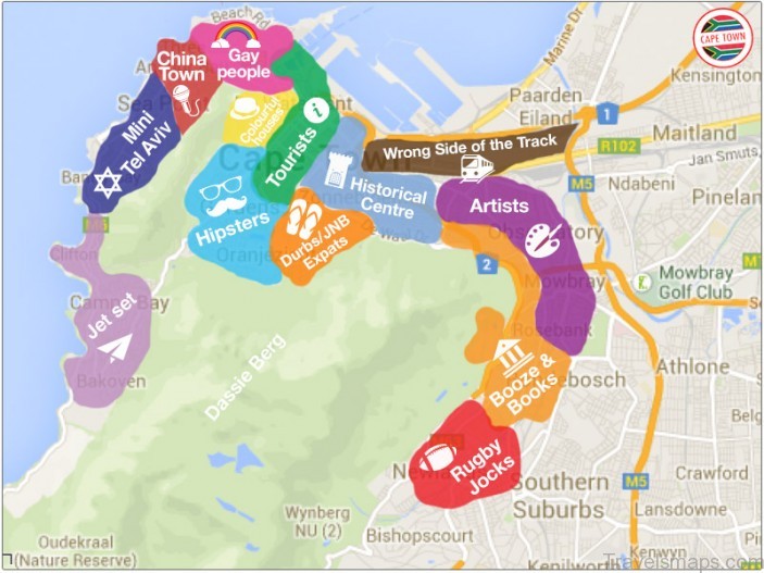 Locals view of Cape Town neighbourhoods