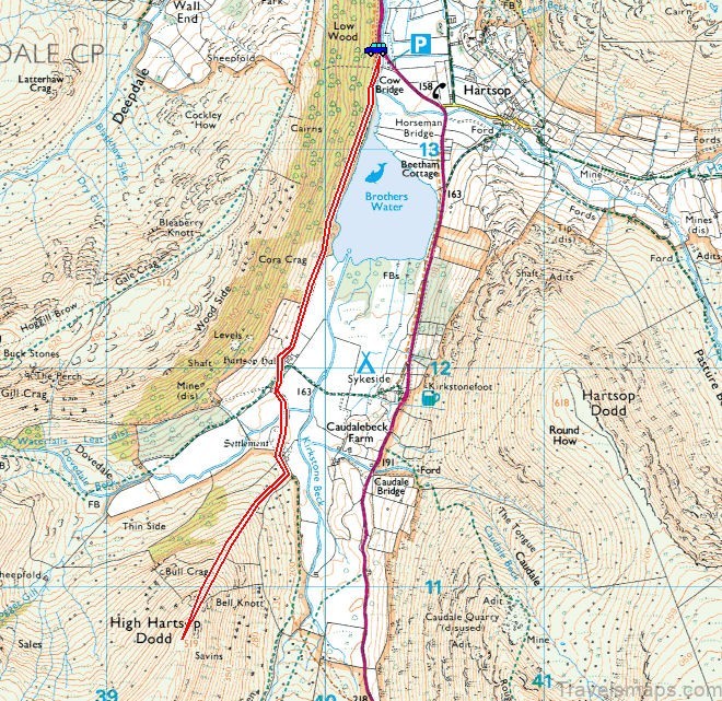brothers water map brothers water lake district travel guide1