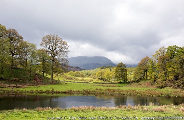 elter water map elter water lake district camping guide3