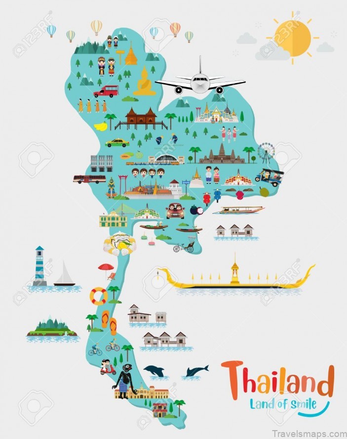 map of thailand travel to thailand1