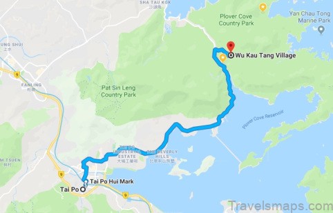 map of hong kong brides pool at plover cove country park 7