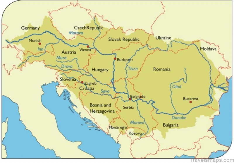 14 The Danube River in Central Europe | Download Scientific Diagram