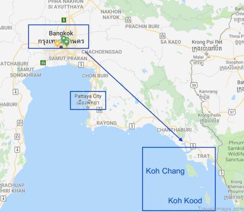 map of koh kood thailand soneva kiri thailand 13