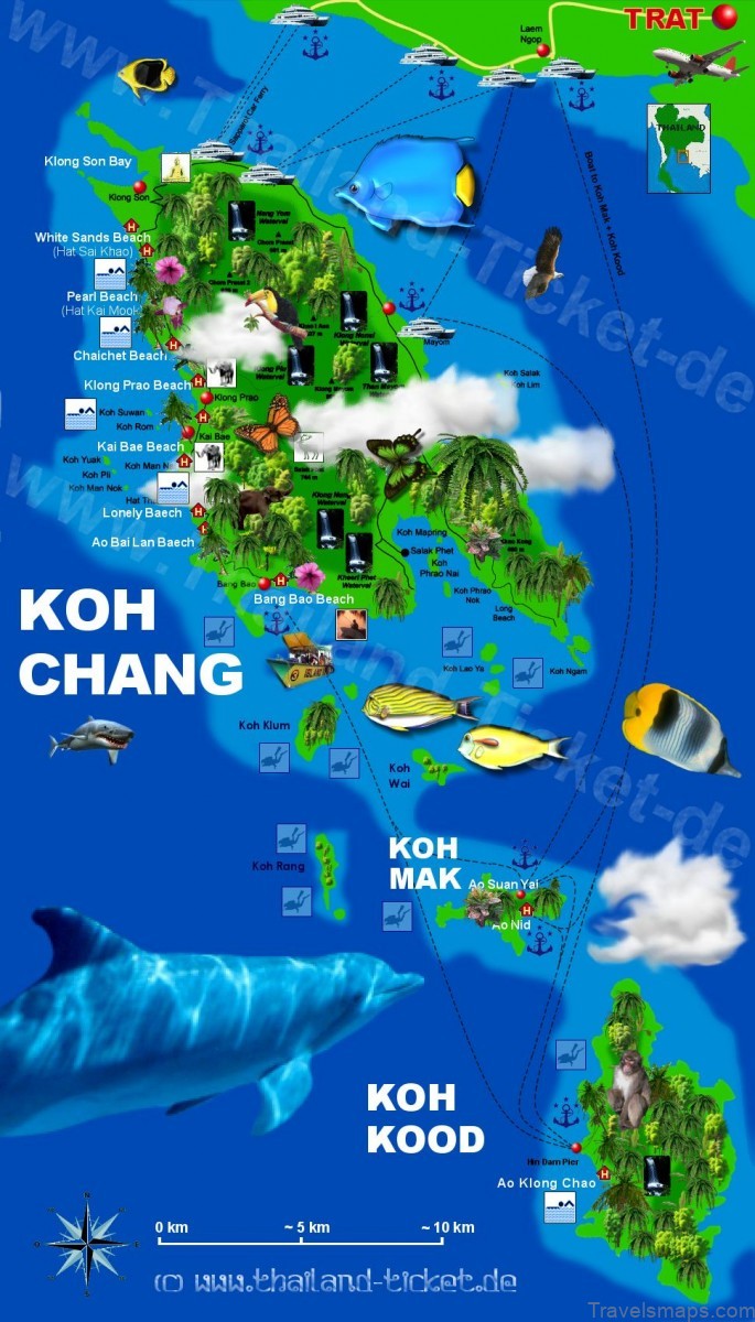 map of koh kood thailand soneva kiri thailand 14