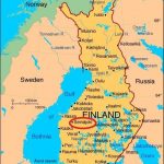 finland map of finland