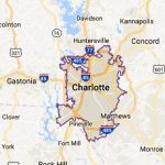 Charlotte NC Map