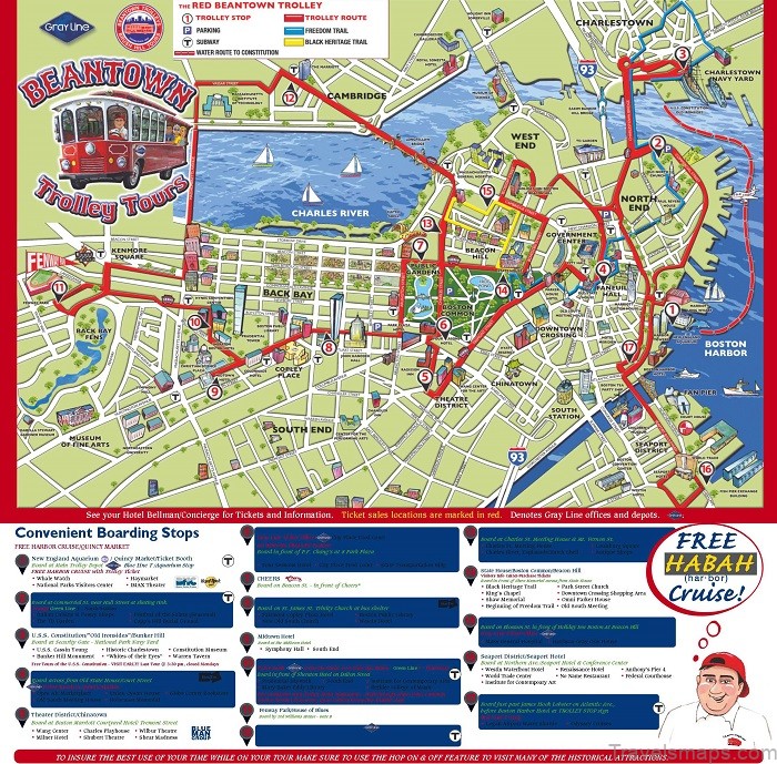 boston hop on hop bus route map samll