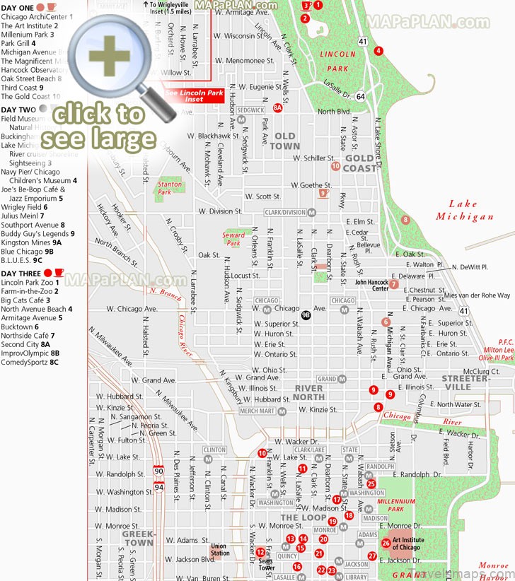 map of chicago guide and statistics 4