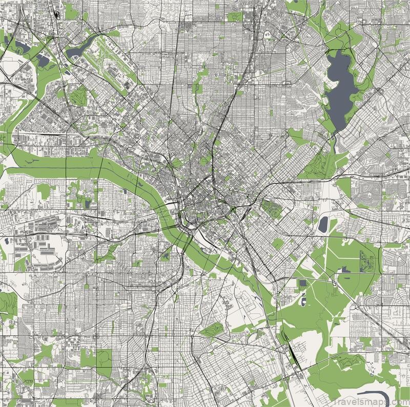 map of dallas dallas guide and statistics 4
