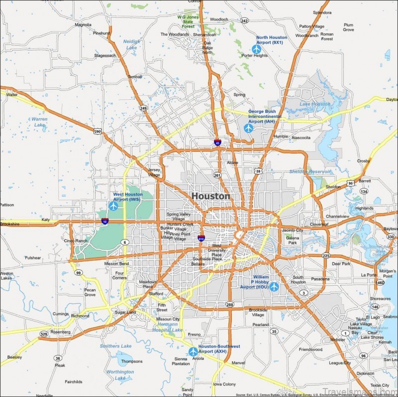 map of houston houston guide and statistics