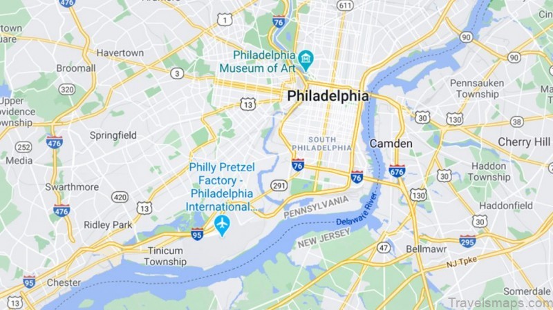map of philadelphia philadelphia guide and statistics 7