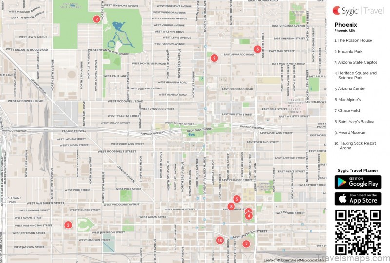 map of phoenix phoenix guide and statistics 2