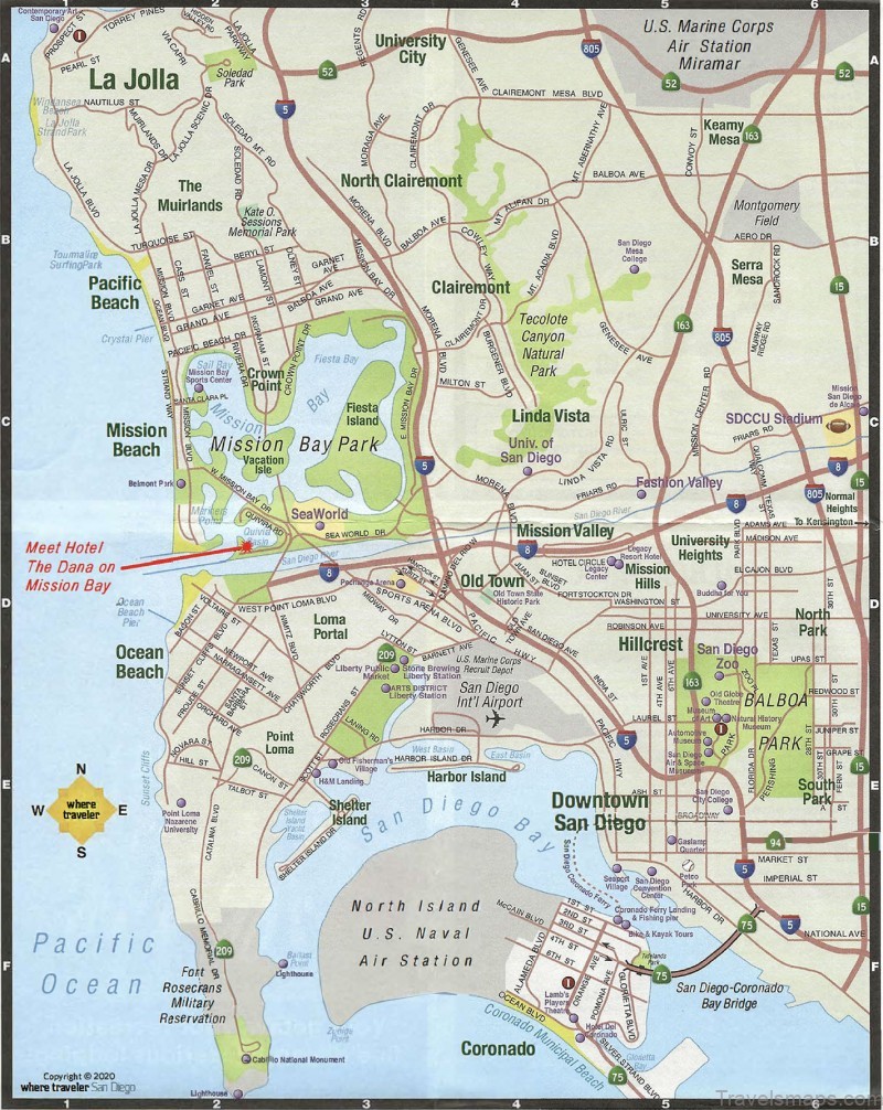 map of san diego san diego guide and statistics 2