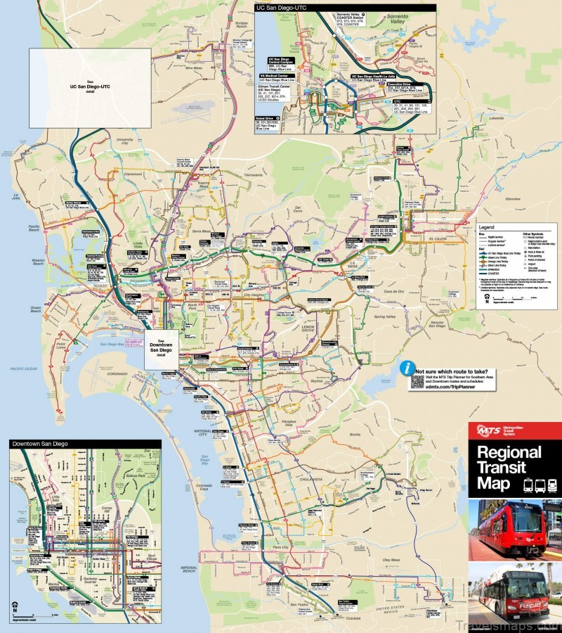 map of san diego san diego guide and statistics 3