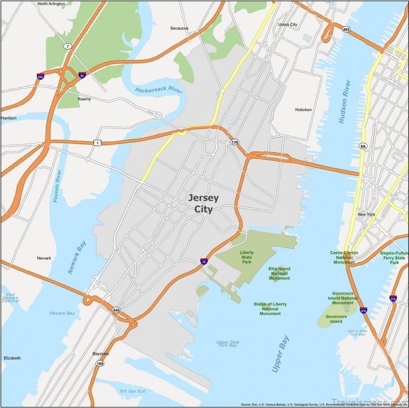 jersey city map new jersey 1265x1263 1