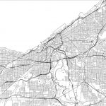 map city cleveland ohio usa vector 155845456
