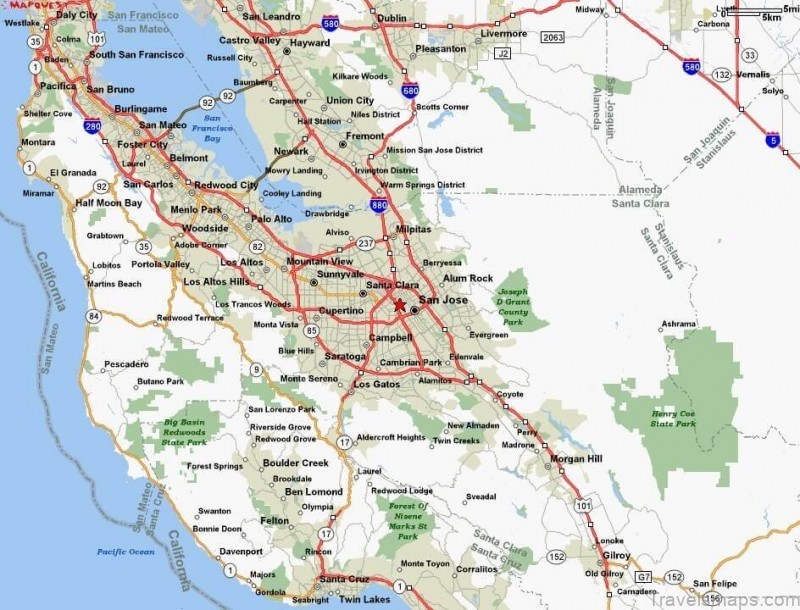 map of san jose california