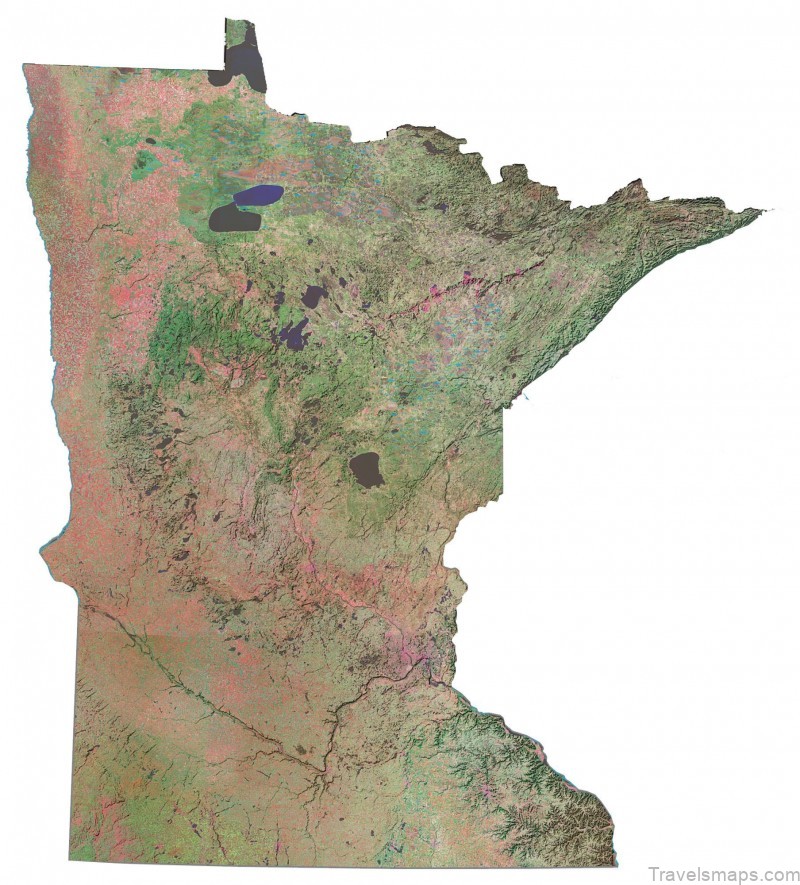 minnesota satellite map