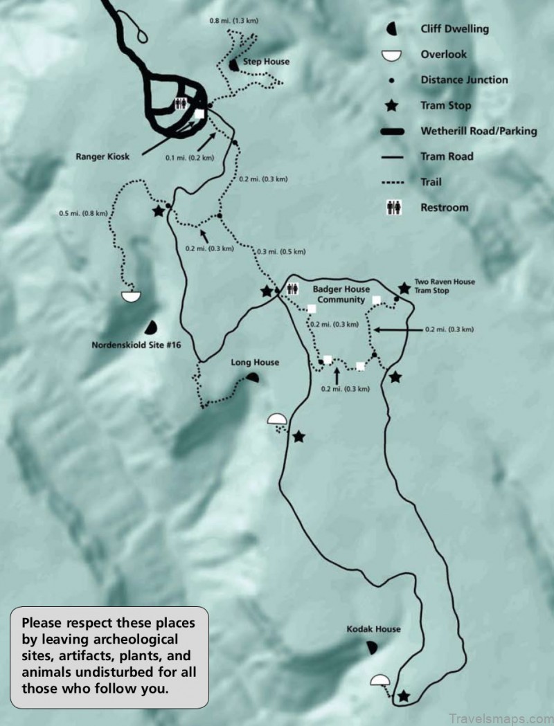 nps mesa verde wetherill mesa map