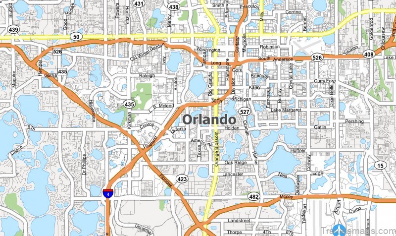 orlando map feature
