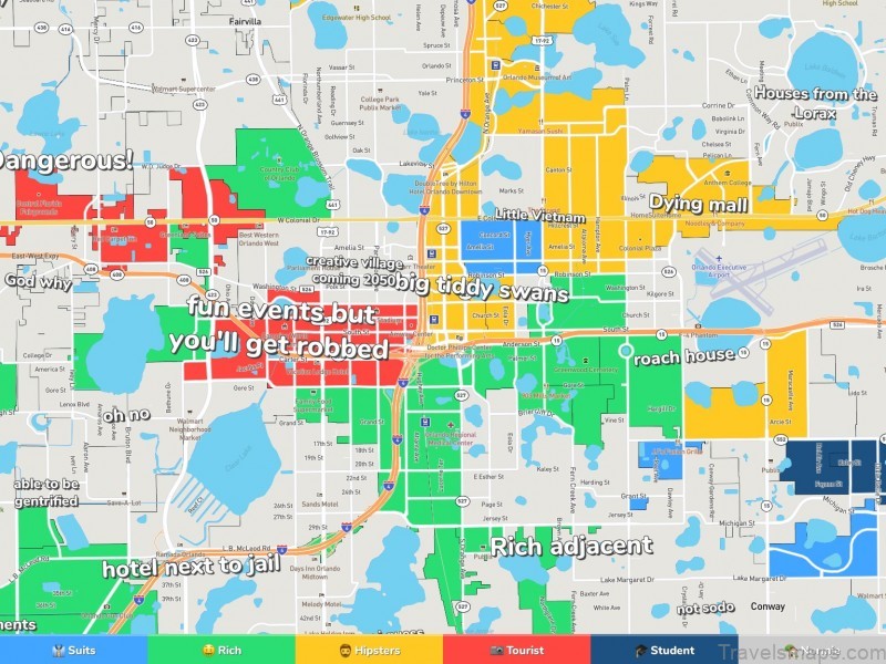 orlando neighborhood map