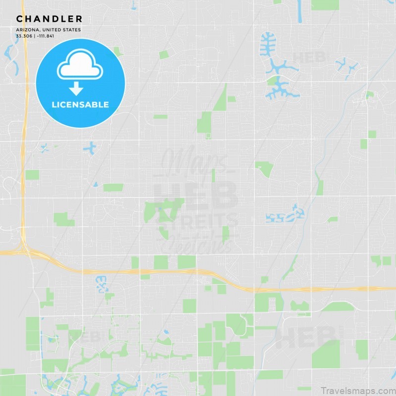 printable street map of chandler arizona 185349
