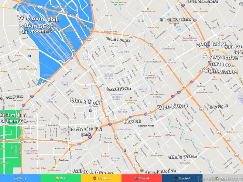 san jose neighborhood map