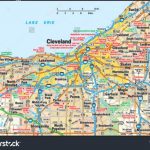 stock vector cleveland ohio area map 144155623