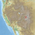 usa region west relief grand mesa location map
