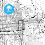 vector pdf map of omaha united states